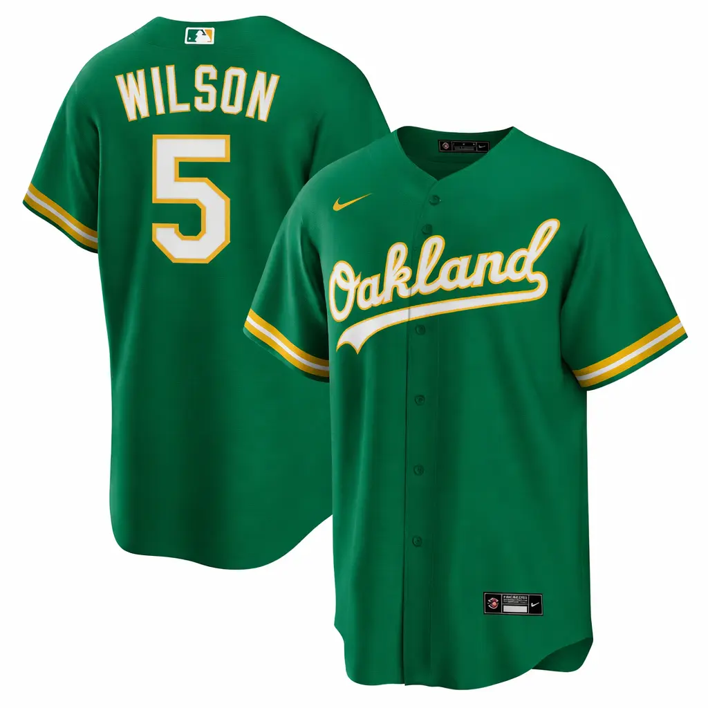 Athletics Jacob Wilson Green Limited Player Jersey