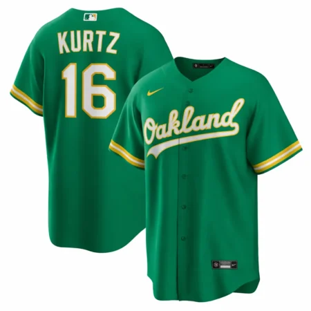 Athletics Nick Kurtz Green Limited Player Jersey