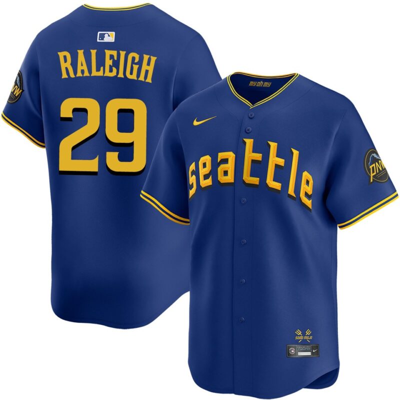 Cal Raleigh Seattle Mariners City Connect Limited Jersey
