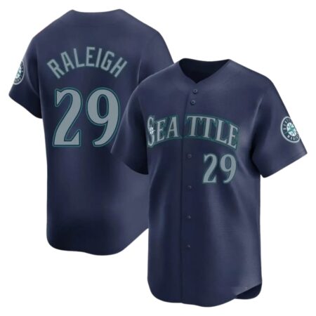 Cal Raleigh Seattle Mariners Navy Limited Road Jersey
