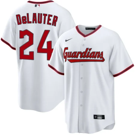 Chase DeLauter Cleveland Guardians Home Jersey
