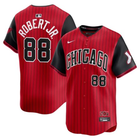 Chicago White Sox Luis Robert Jr. Red Black 2025 City Connect Limited Jersey