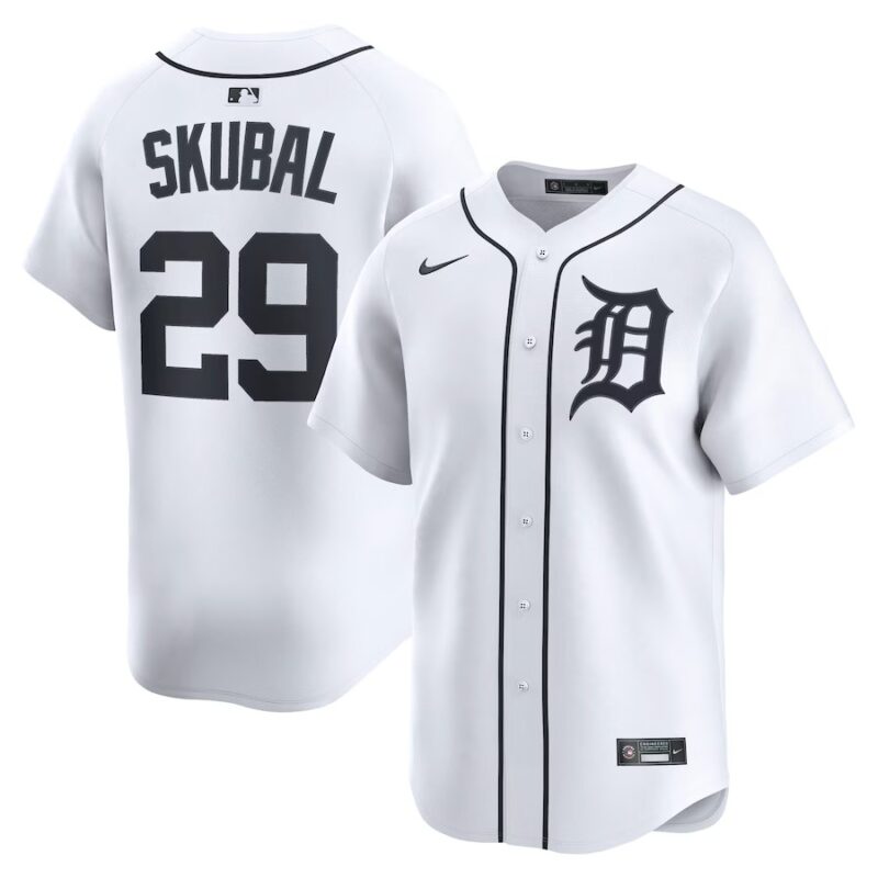 Detroit Tigers Tarik Skubal White Home Limited Jersey