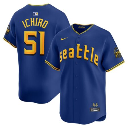 Ichiro Suzuki Seattle Mariners City Connect Limited Jersey