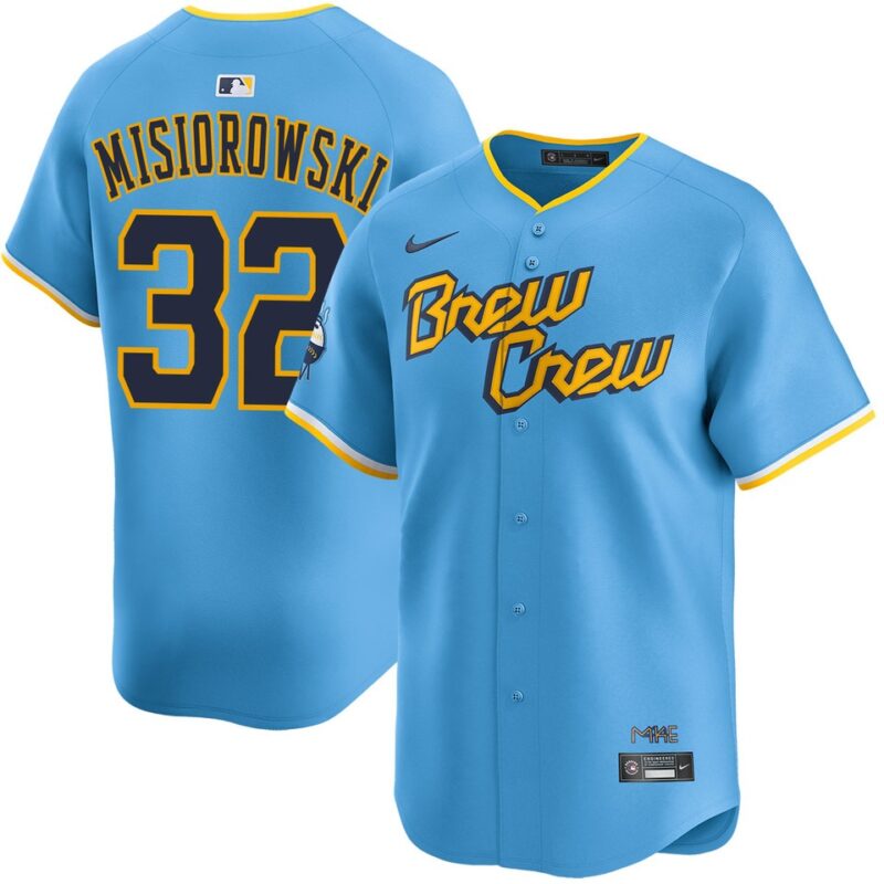 Jacob Misiorowski Milwaukee Brewers City Connect Limited Jersey