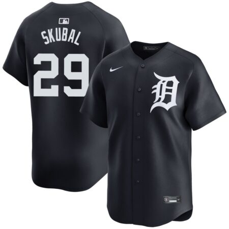 Tarik Skubal Detroit Tigers Alternate Navy Jersey