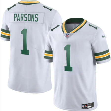 Green Bay Packers Micah Parsons White Jersey