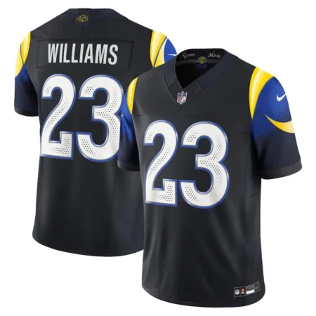 Los Angeles Rams Kyren Williams Midnight Blue 2025 Rivalries Collection Limited Jersey