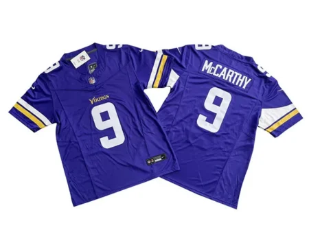 Mens-Minnesota-Vikings-J.J.-McCarthy-Nike-Purple-Vapor-F.U.S.E.-Limited-Jersey-rotated-1