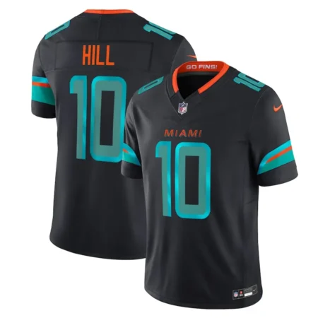 Miami Dolphins Tyreek Hill Pitch Blue 2025 Rivalries Collection Limited Jersey