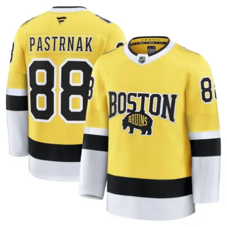 Boston Bruins David Pastrnak Gold 2026 NHL Stadium Series Premium Jersey