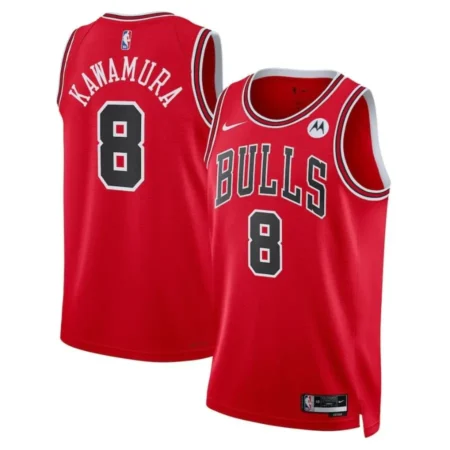 Chicago Bulls Icon Edition Swingman Jersey - Red - Yuki Kawamura