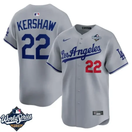 Clayton Kershaw Los Angeles Dodgers Road Limited Jersey