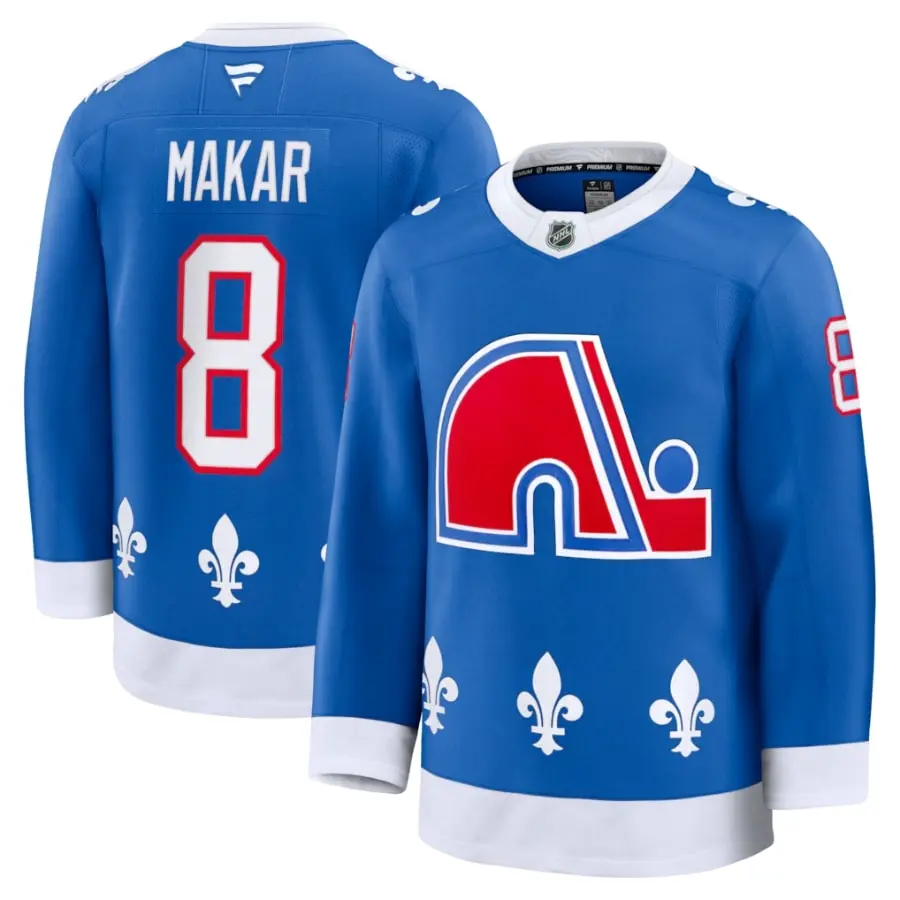 Colorado Avalanche Cale Makar Blue Alternate Heritage Premium Player Jersey