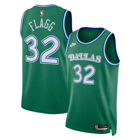 Dallas Mavericks Classic Edition Jersey - Green - Cooper Flagg