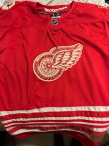 Detroit Red Wings Red Centennial Custom Jersey Stitched photo review