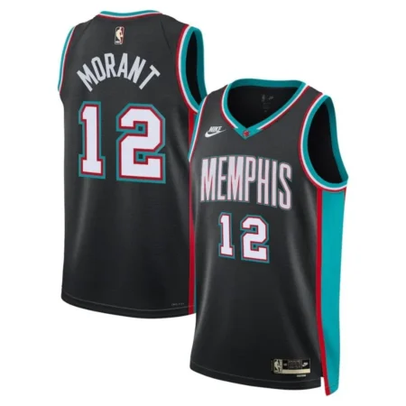 Memphis Grizzlies Classic Edition Jersey - Black - Ja Morant