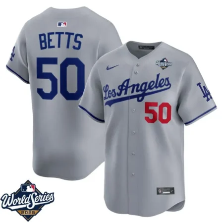 Mookie Betts Los Angeles Dodgers Road Limited Jersey