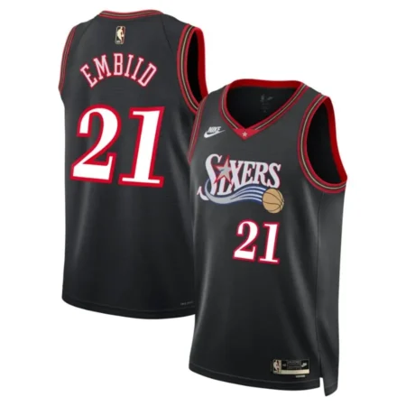 Philadelphia 76ers Classic Edition Jersey - Black - Joel Embiid