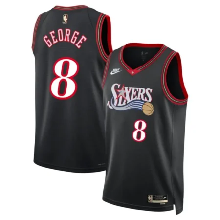 Philadelphia 76ers Classic Edition Jersey - Black - Paul George