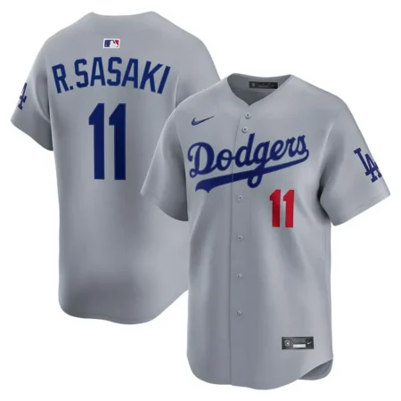 Roki Sasaki Los Angeles Dodgers Alternate Road Limited Jersey