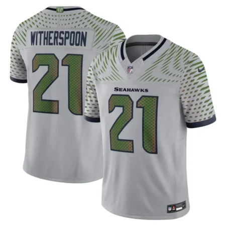 Seattle Seahawks Devon Witherspoon Wolf Gray 2025 Rivalries Collection Limited Jersey