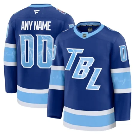 Tampa Bay Lightning Blue 2026 NHL Stadium Series Premium Custom Jersey