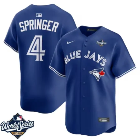 Toronto Blue Jays George Springer Royal Alternate Limited Jersey
