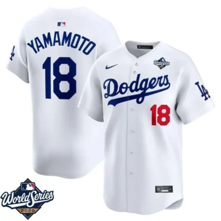 Yoshinobu Yamamoto Los Angeles Dodgers Home Limited Jersey