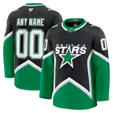 Dallas Stars Black Alternate Premium Custom Jersey