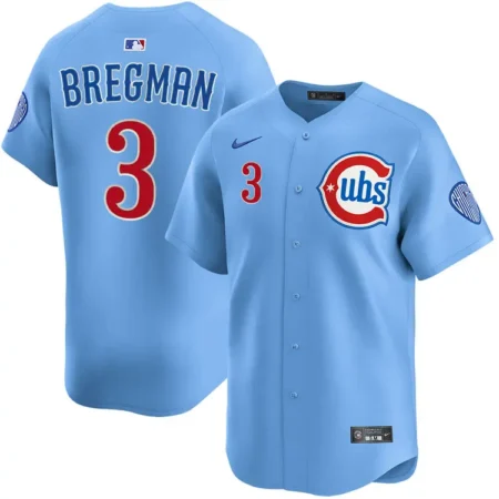 Alex Bregman Chicago Cubs Blues Alternate Limited Jersey