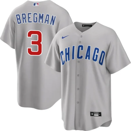Alex Bregman Chicago Cubs Road Jersey