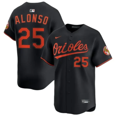 Baltimore Orioles Pete Alonso Black Limited Jersey