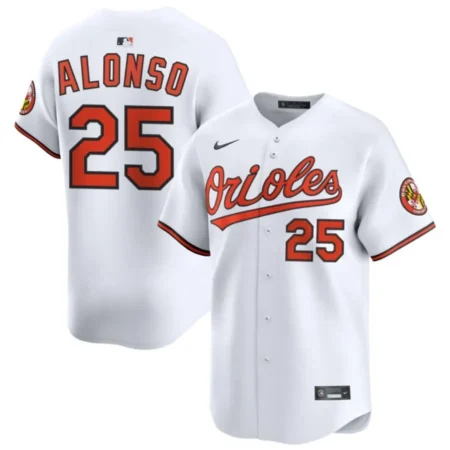 Baltimore Orioles Pete Alonso White Home Limited Jersey