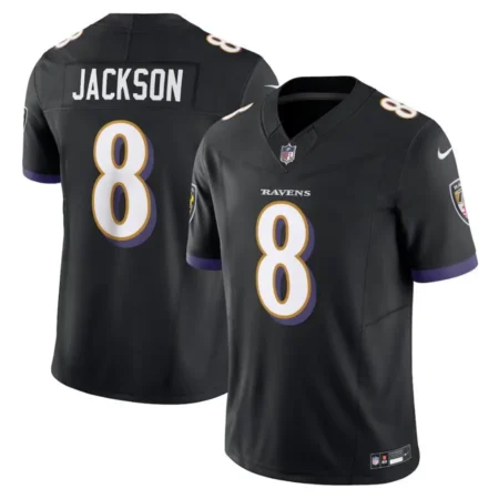 Baltimore Ravens Lamar Jackson Nike Black Vapor F.U.S.E. Limited Jersey