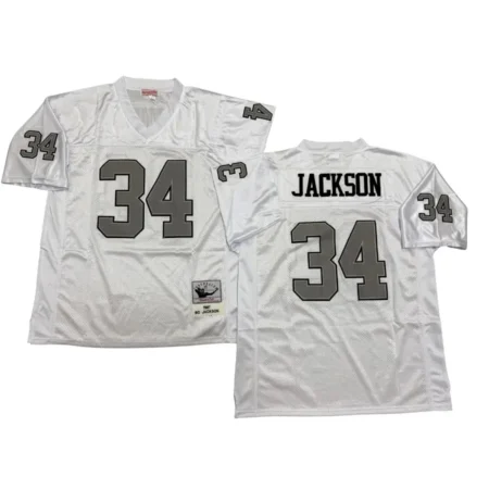 Bo Jackson Oakland Raiders 1987 White Legacy Jersey