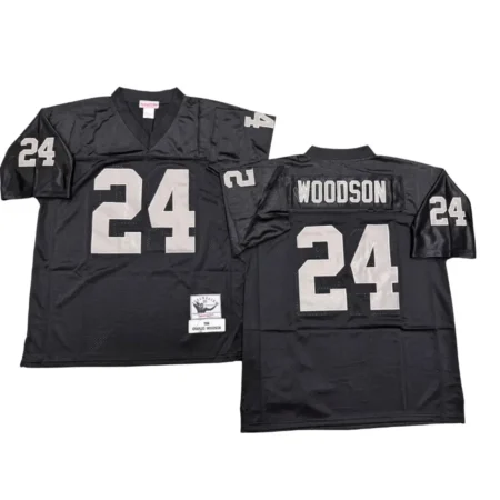 Charles Woodson Oakland Raiders Black 1998 Jersey