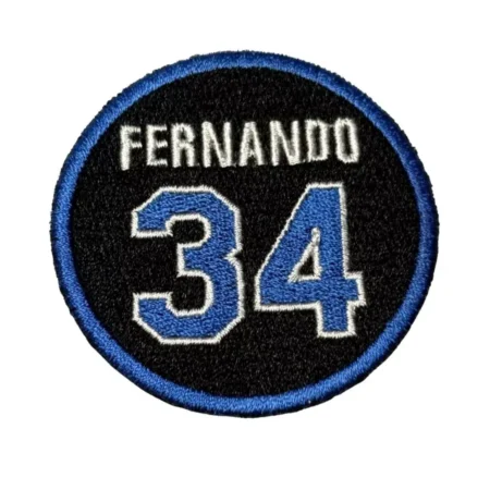 Dodgers 34 Fernando Valenzuela Memorial Jersey Patch