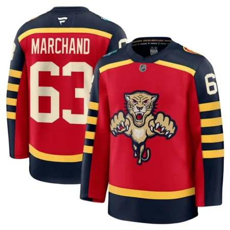 Florida Panthers NHL 2026 Winter Classic #63 Brad Marchand Premium Jersey