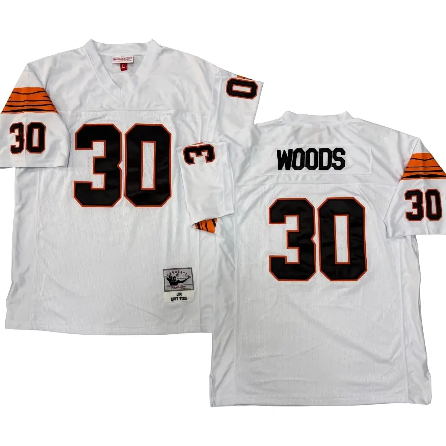 Ickey Woods Cincinnati Bengals 1988-89 White Legacy Jersey