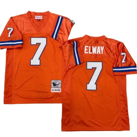John Elway Denver Broncos 1990 Orange Legacy Jersey