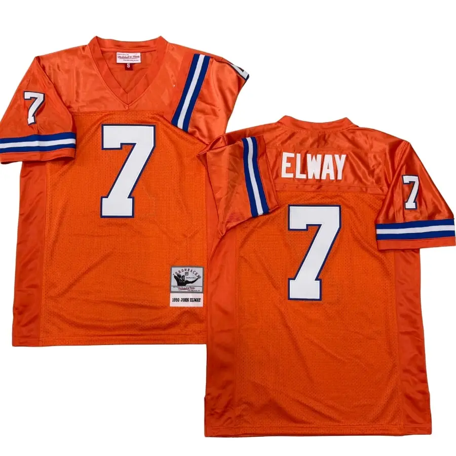 John Elway Denver Broncos 1990 Orange Legacy Jersey