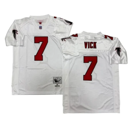 Michael Vick Atlanta Falcons White 2001 JerseyMichael Vick Atlanta Falcons White 2001 Jersey
