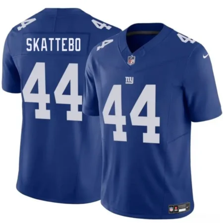 New York Giants #44 Cam Skattebo Royal Jersey