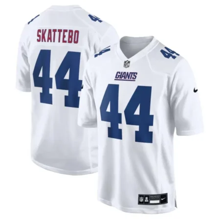 New York Giants Cam Skattebo Nike Tundra White Fashion Game Jersey