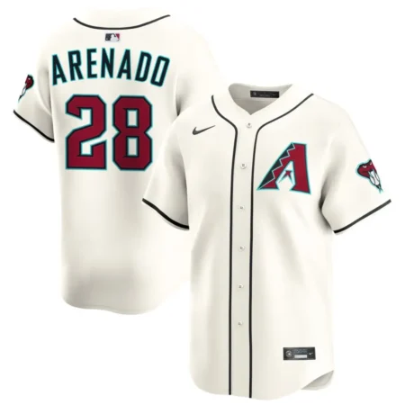 Nolan Arenado Diamondbacks Cream Home Limited Jersey