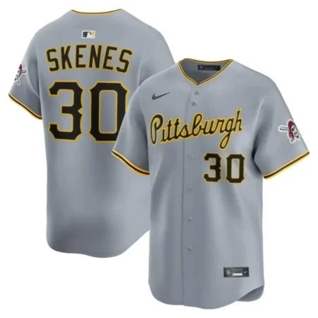 Paul Skenes Gray Pittsburgh Pirates Road Limited Player Jersey