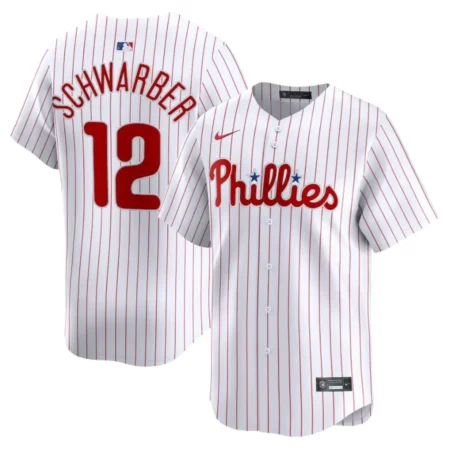 Philadelphia Phillies Kyle Schwarber White Home Limited Jersey