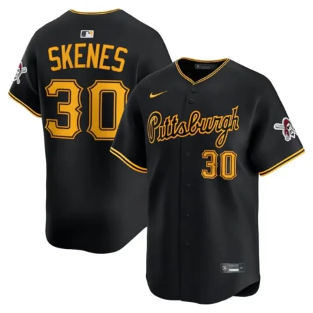Pittsburgh Pirates Paul Skenes Black Alternate 2 Limited Player Jersey