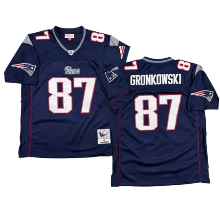Rob Gronkowski New England Patriots 2007 Navy Legacy Jersey